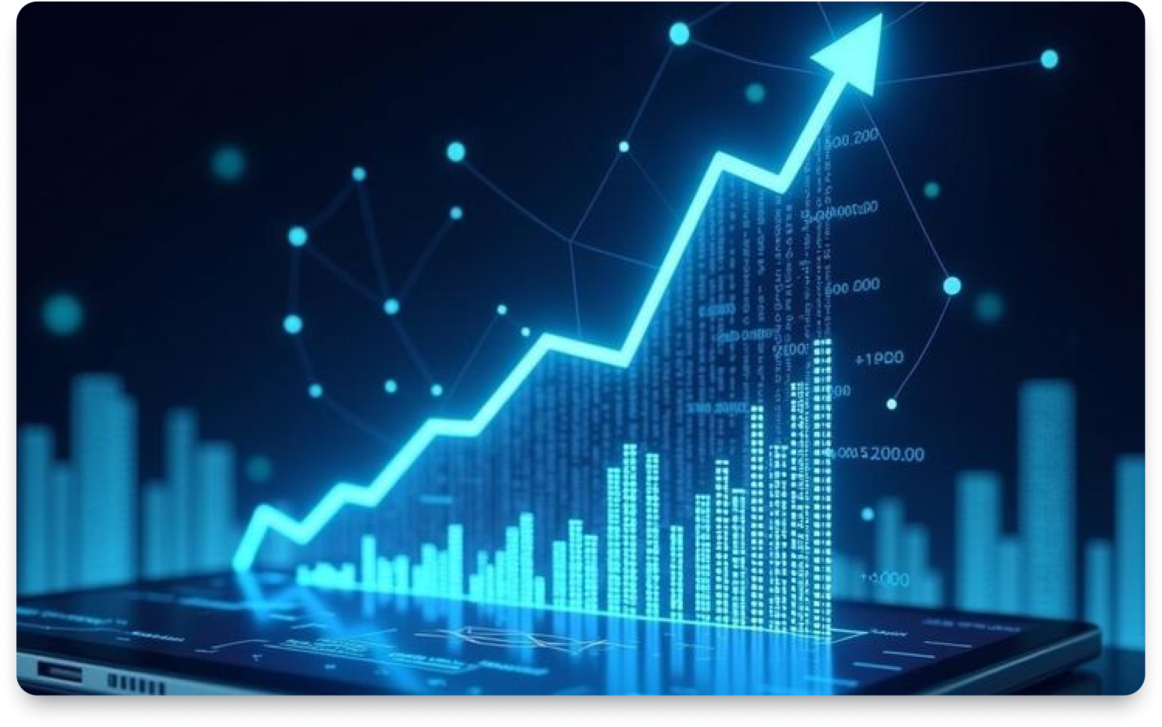 Team collaborating on AI product