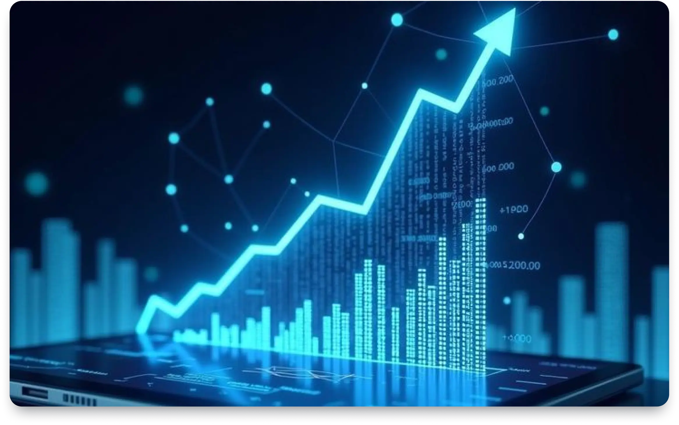 Team collaborating on AI product